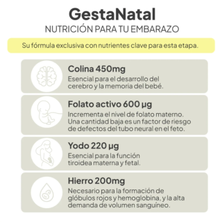 IVB GestaNatal Embarazo 60 cápsulas - Hormonal y salud íntima | STG Farma