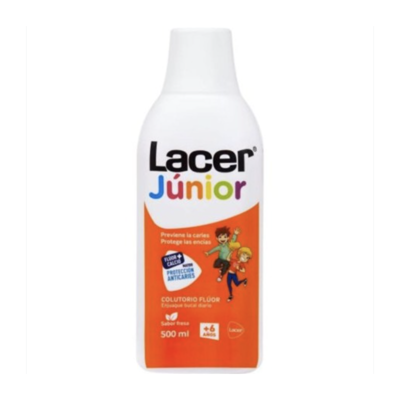 Lacer Junior Colutorio Diario Fresa 500 ml