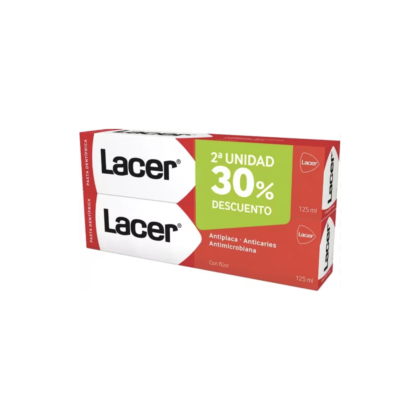 Lacer Pasta Dentífrica Duplo 2x125 ml