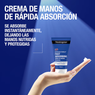 Neutrogena Crema de Manos de Rápida Absorción 75 ml - Hidratación para Pies y Manos | STG Farma