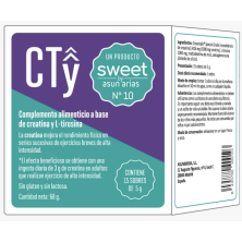 Sweet By Asun Arias N10 Creatina Tirosina 15 sobres
