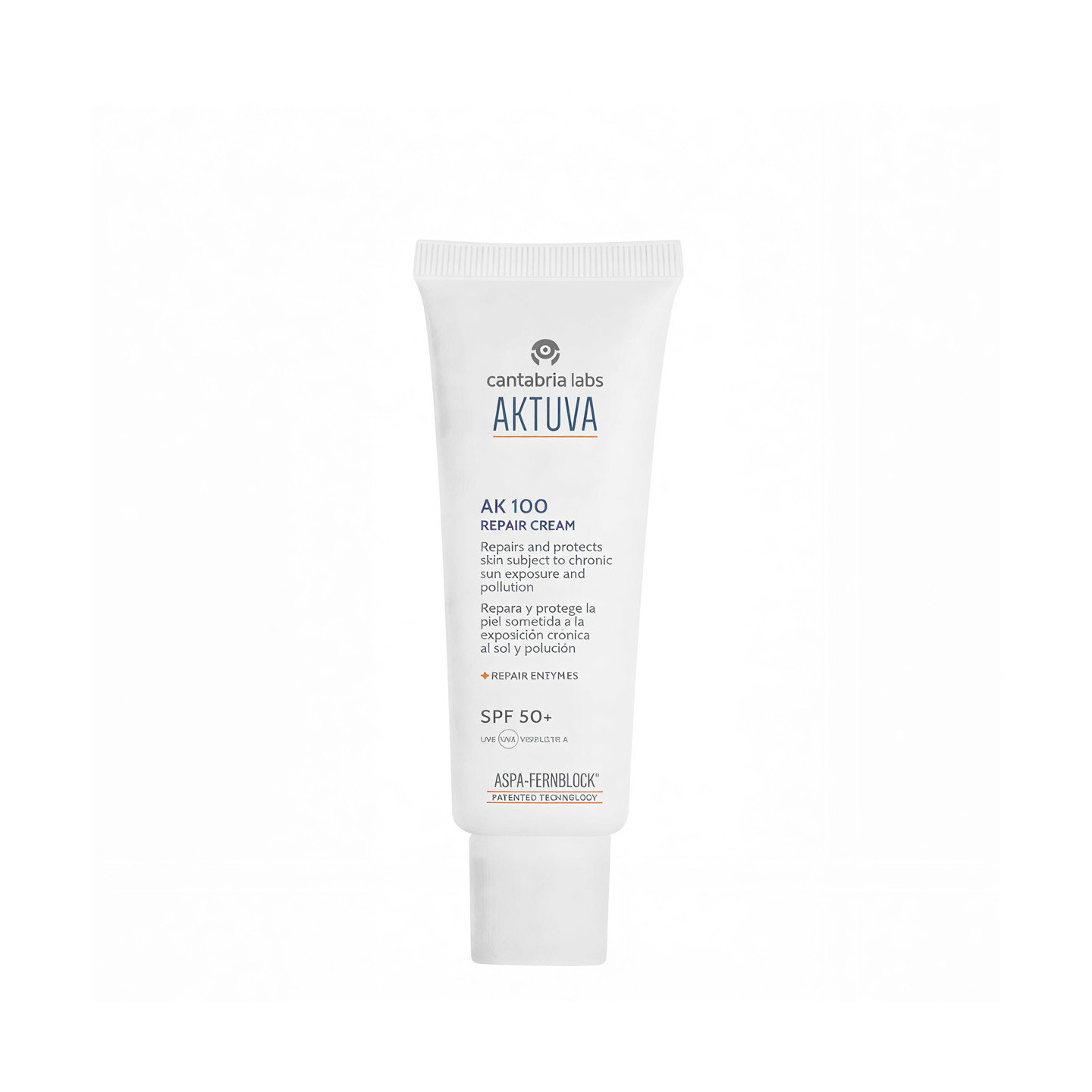 Aktuva AK 100 Repair Crema 50ml - Protector solar facial 50 SPF | STG Farma