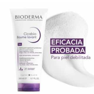 Bioderma Cicabio Bálsamo Lavante 200 ml - Limpiadores faciales para piel sensible | STG Farma