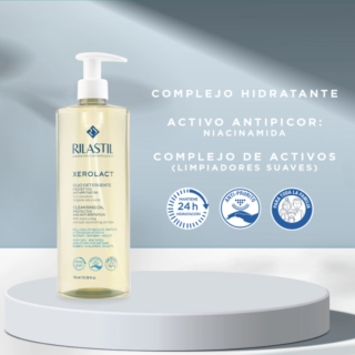 Rilastil Xerolact Aceite Limpiador 750 ml - Gel de ducha | STG Farma