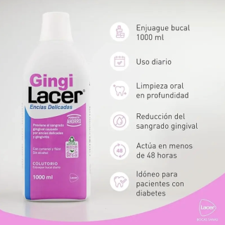 GingiLacer Colutorio 1000 ml - Colutorios | STG Farma