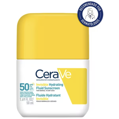 Cerave Fluido Protector Invisible Hidratante SPF50 50 ml