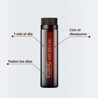 Kobho Vitamina D3K2 Duplo 40 viales - Vitamina D | STG Farma