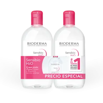 Bioderma Sensibio H2O Duplo Agua Micelar 500 ml