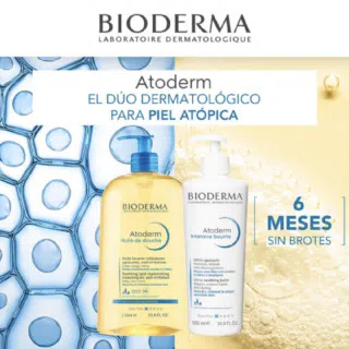 Bioderma Pack Atoderm Intensive 500 ml y Aceite Ducha 1000 ml - Corporal | STG Farma