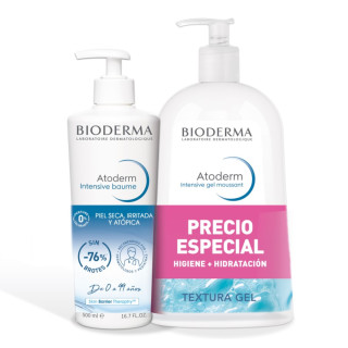 Bioderma Pack Atoderm Intensive Baume 500 ml + Atoderm Intensive Gel 1000 ml
