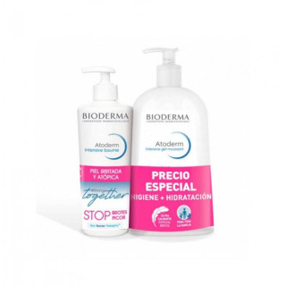 Bioderma Pack Atoderm Intensive Baume 500 ml + Atoderm Intensive Gel 1000 ml - Corporal | STG Farma