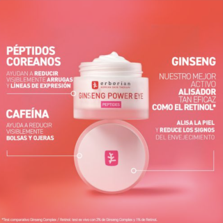 Erborian Ginseng Power Crema Péptidos 50 ml - Cremas con péptidos | STG Farma
