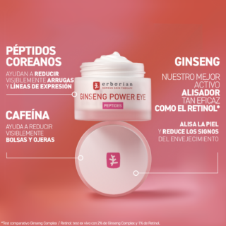 Erborian Ginseng Power Contorno De Ojos 15 ml - 8. Contorno de ojos coreano | STG Farma