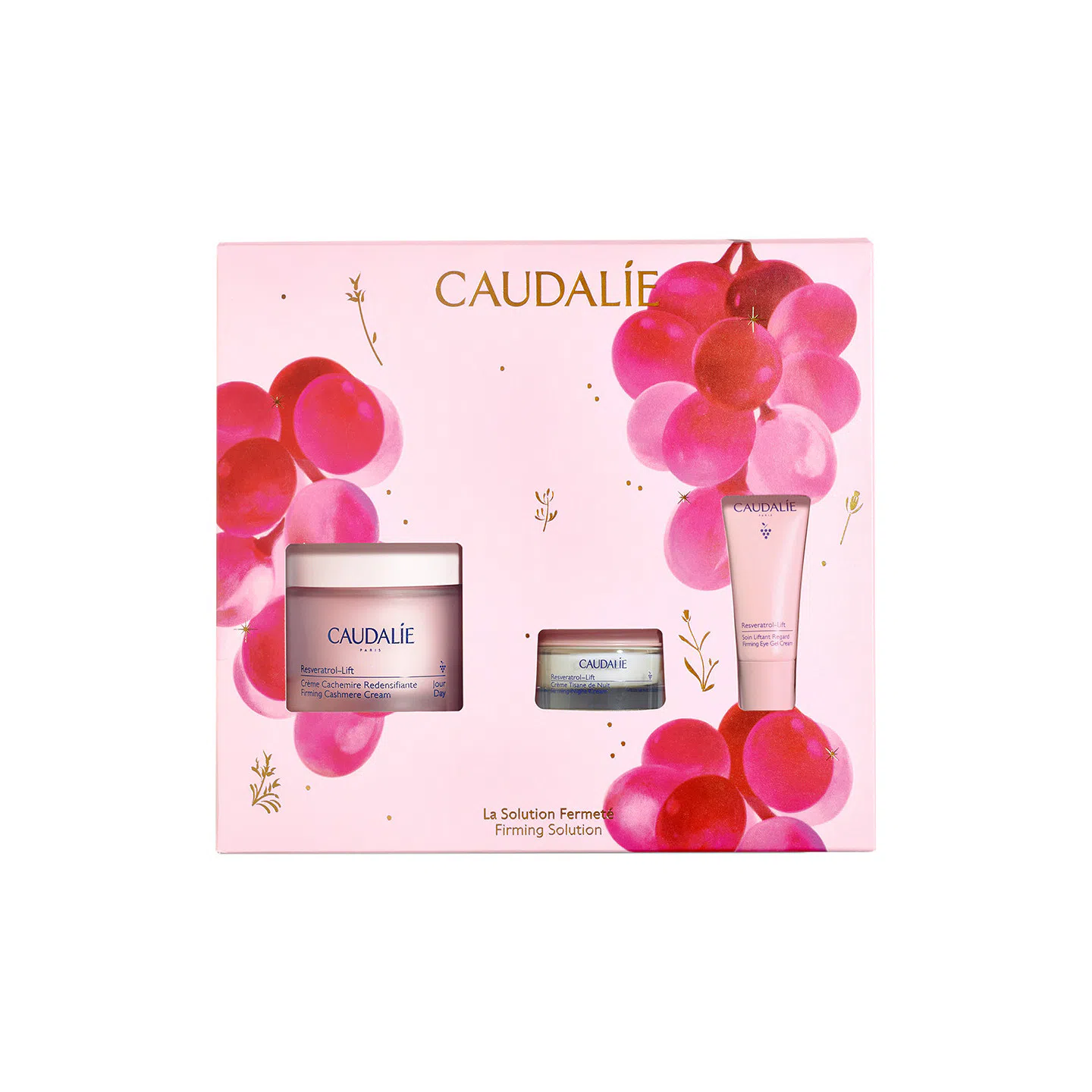 Caudalie Resveratrol Lift Cofre Crema Cachemir + Tisana + Contorno - Facial
