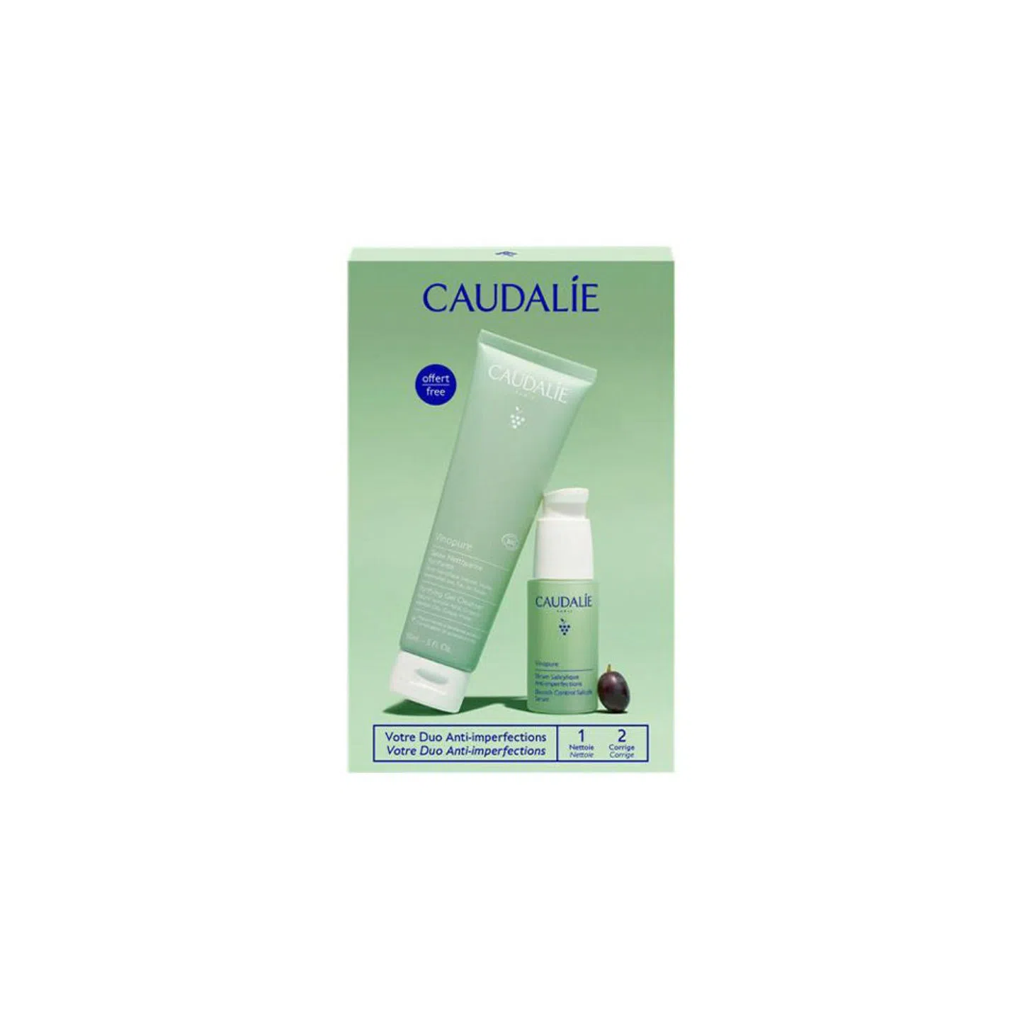 Caudalie Vinopure Pack Sérum y Gelatina