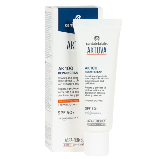 Aktuva AK 100 Repair Crema 50ml - Protector solar facial 50 SPF | STG Farma