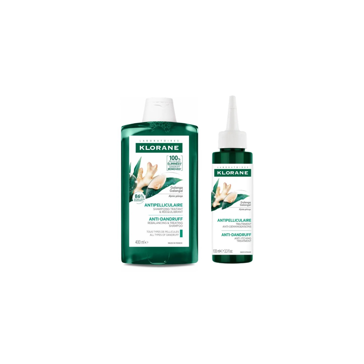 Klorane a la Galanga Pack Champú y Sérum