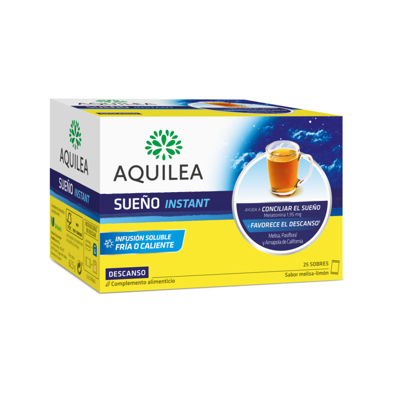 Aquilea Sueño Instant 1.95mg Melisa Limón 25 sobres
