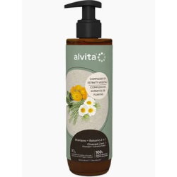 Alvita Champú 2 en 1 Extractos Vegetales 400 ml