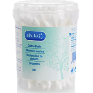 ALVITA BASTONCILLOS OIDOS 100 UNIDADES