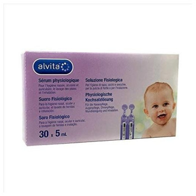 Alvita Suero Fisiológico Estéril 30 ampollas