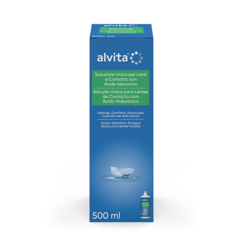 Alvita Solución Única con Ácido Hialurónico 500 ml