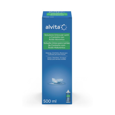 Alvita Solución Única con Ácido Hialurónico 500 ml Alvita Solución Única con Ácido Hialurónico 500 ml