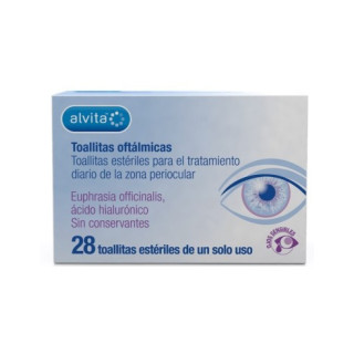 Alvita Toallitas Oftálmicas 28 unidades