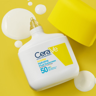 Cerave Fluido Protector Invisible Hidratante SPF50 50 ml - Protector solar piel seca | STG Farma