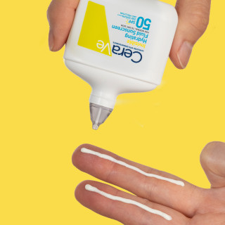 Cerave Fluido Protector Invisible Hidratante SPF50 50 ml - Protector solar piel seca | STG Farma