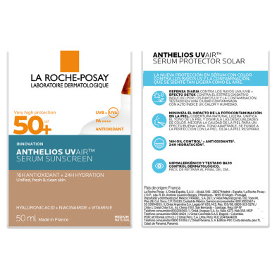 La Roche Posay Anthelios Uv Air Color Medium SPF50+ 50 ml La Roche Posay Anthelios Uv Air Color Medium SPF50+ 50 ml