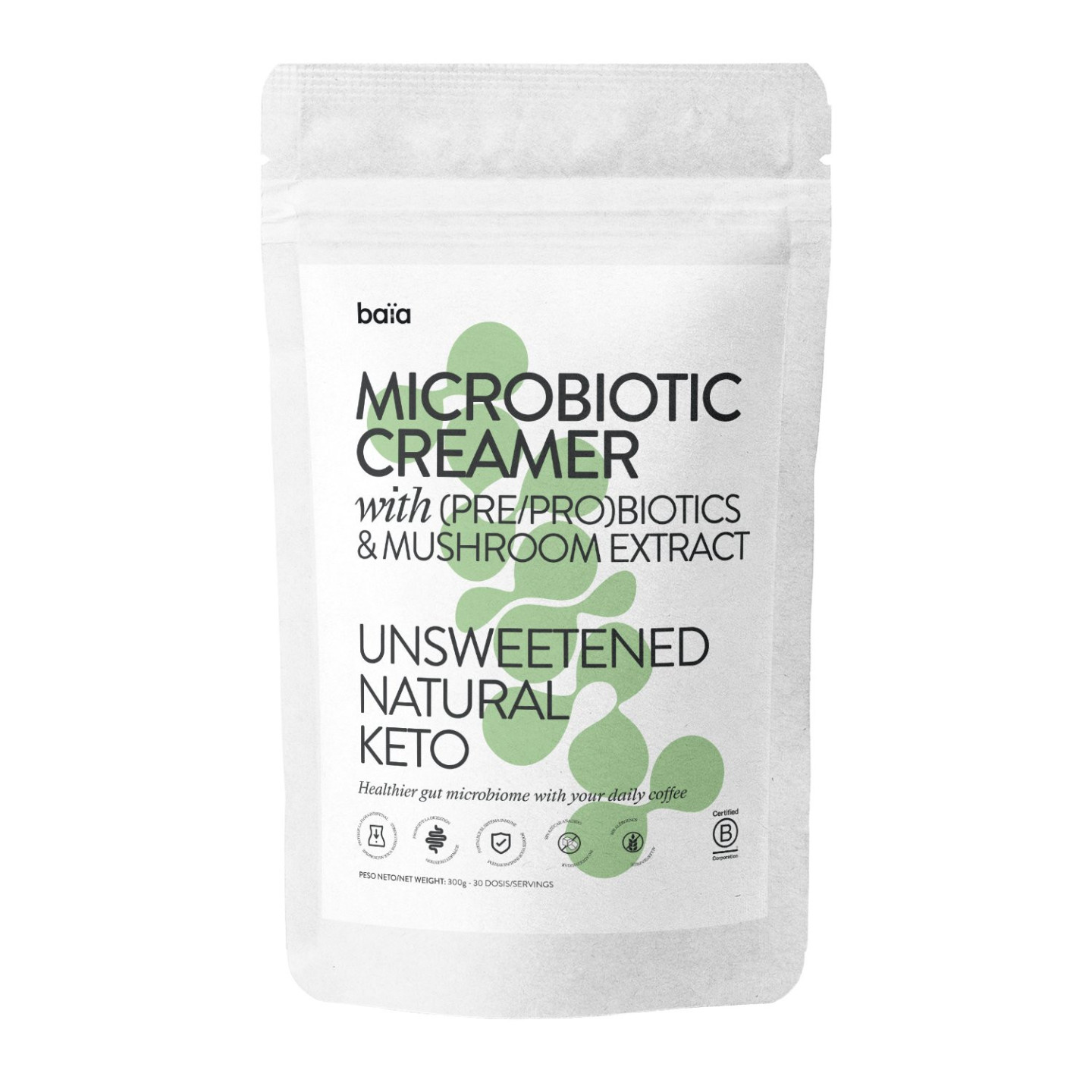 Baïa Microbiotic Creamer con Pro y Prebióticos 300g