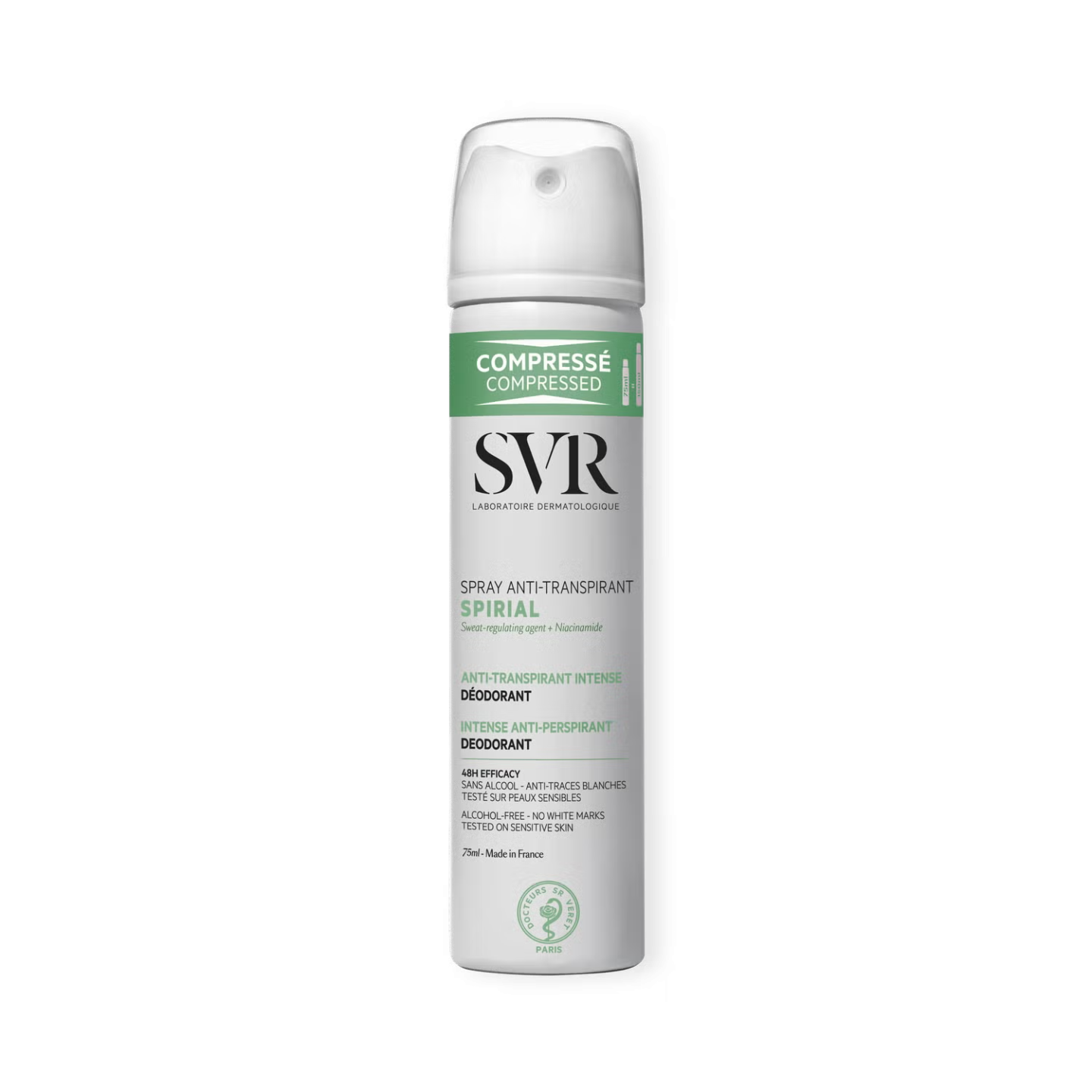 SVR Spirial Spray Antitranspirant 75 ml - Facial