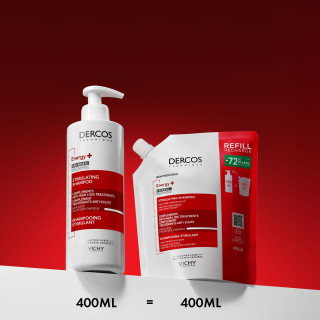 Vichy Dercos Champú Estimulante Eco Recarga 500 ml ¡Envío 24h!