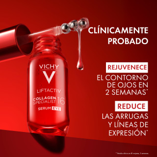 Vichy Liftactiv Collagen Specialist Sérum Ojos 15 ml - Contorno de ojos