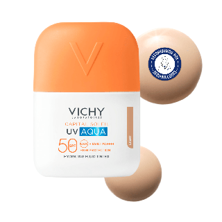 Vichy Capital Soleil Uv Aqua Color Claro SPF50 50 ml - Protector solar con color