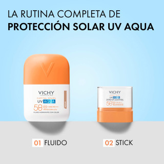 Vichy Capital Soleil Uv Aqua Color Medio SPF50 50 ml - Protector solar con color