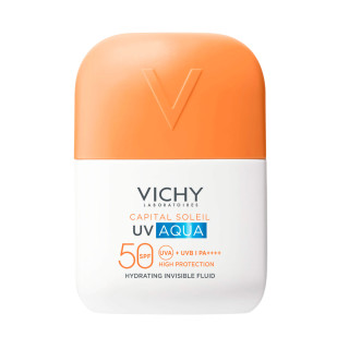 Vichy Capital Soleil Uv Aqua Fluido Hidratante Invisible 50 ml - Protector solar facial 50 SPF