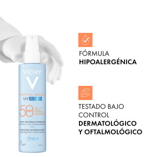 Vichy Capital Soleil Uv Aqua Spray SPF50+ 200 ml - Protectores solares corporales