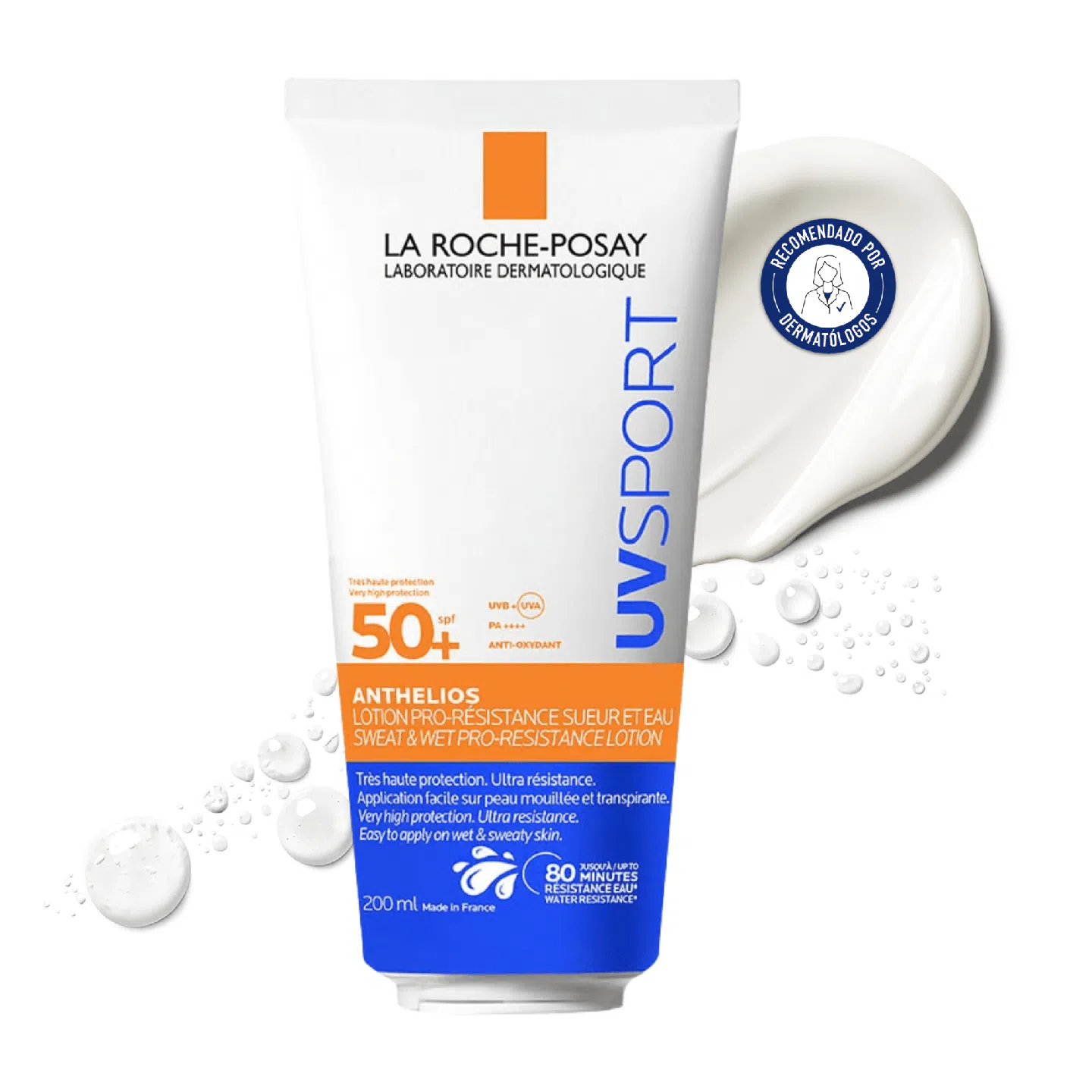 La Roche Posay Anthelios Uv Sport Wet Skin SPF50+ 200 ml - Protectores solares corporales