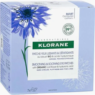 Klorane Parches Para Ojos Alisadores Antifatiga Al Aciano Bio y Ácido Hialurónico 14 unidades - Cabello