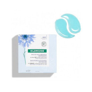 Klorane Parches Para Ojos Alisadores Antifatiga Al Aciano Bio Y Ácido Hialurónico 2 unidades - Parches contorno de ojos