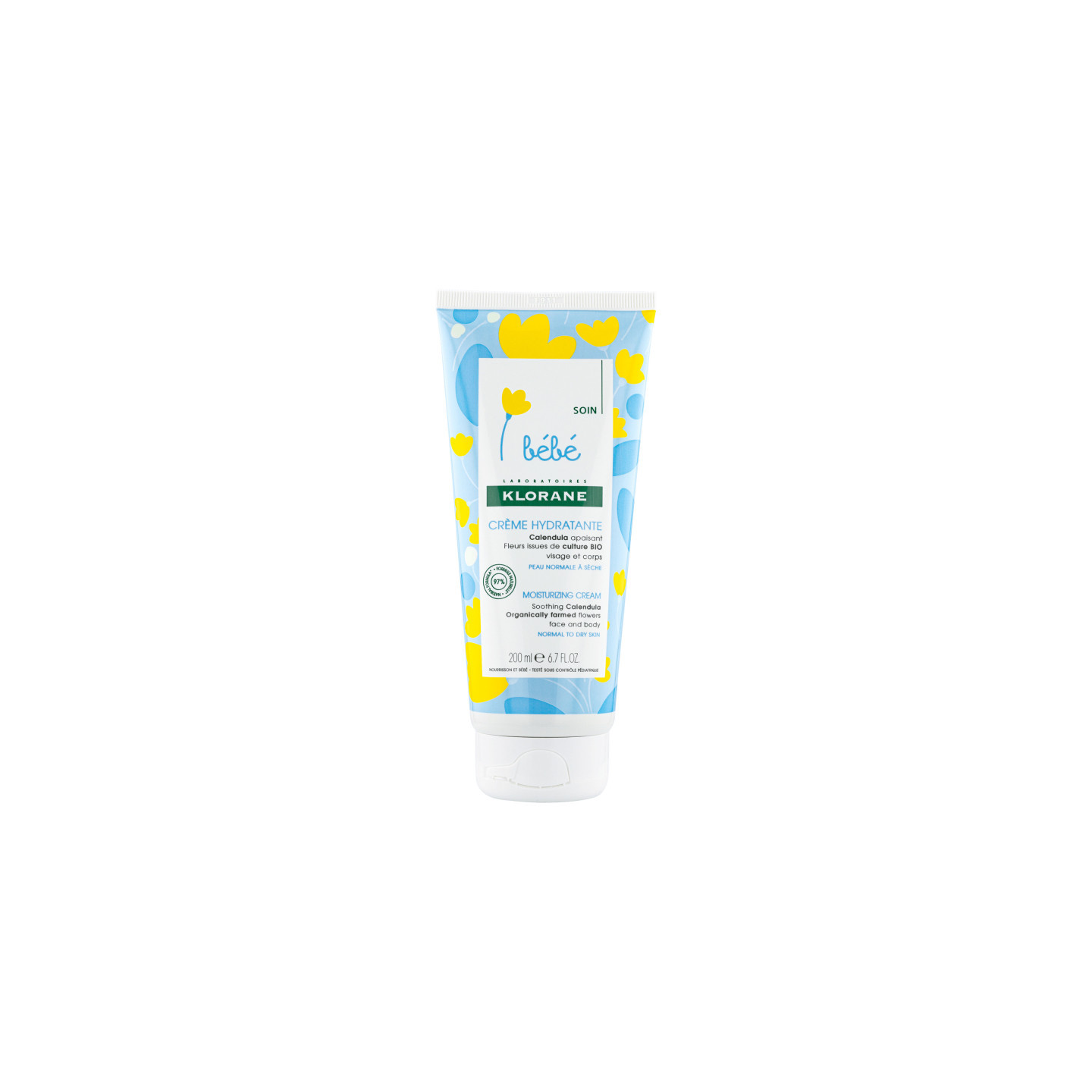 Klorane Bebé Crema Hidratante 200 ml