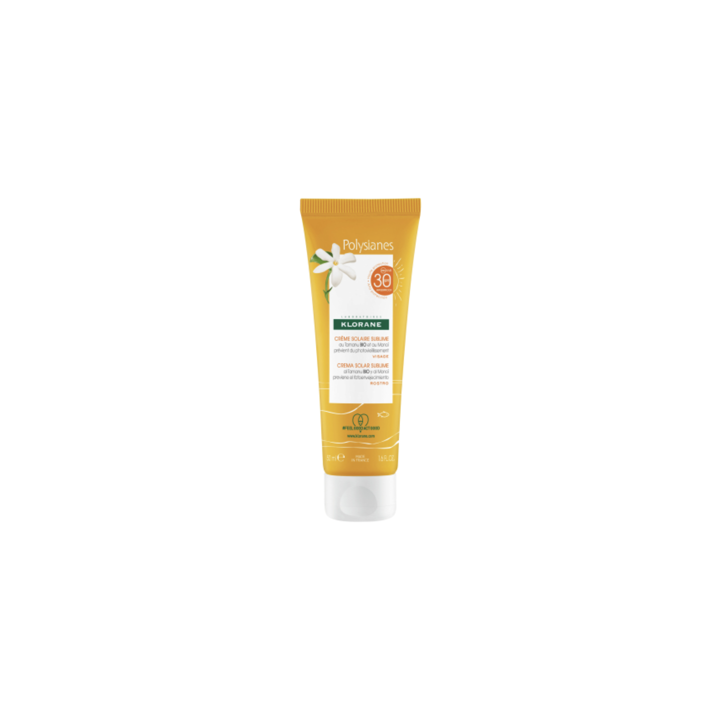 Klorane Polysianes Crema Solar Sublime SPF30 50 ml