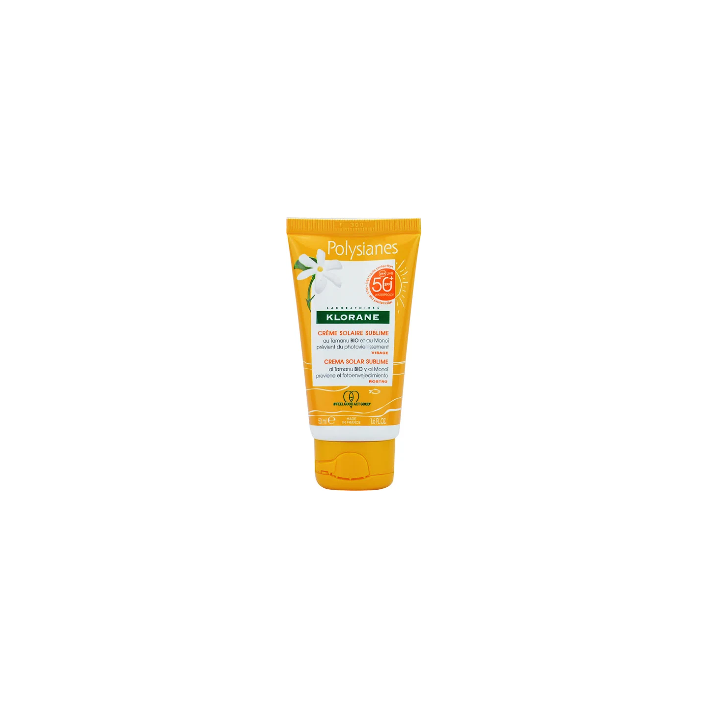 Klorane Polysianes Crema Solar Sublime SPF50+ 50 ml - Cabello