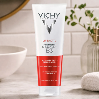 Vichy Liftactiv Pigment B3 Gel Limpiador Peeling Antimanchas 125 ml - Espumas y geles limpiadores faciales