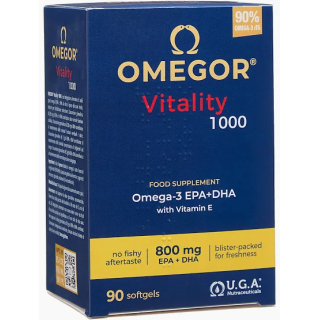 Omegor Vitality 1000 90 cápsula - Omega 3