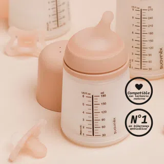 Suavinex Zero Zero Tetina Silicona Flujo Medio M Ultra Suave Color Fair +3 Meses 2 unidades - Infantil