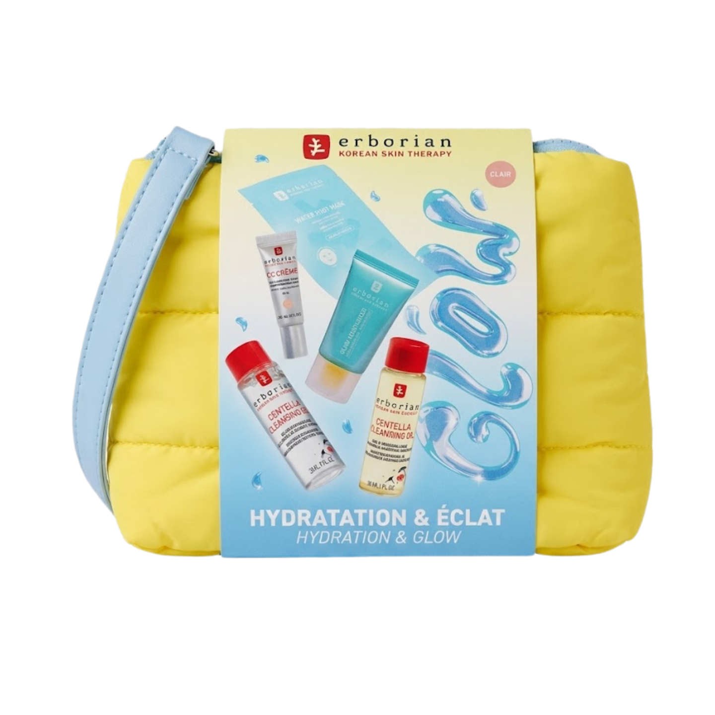 Erborian Neceser Glass Skin Hidratación y Glow Clair