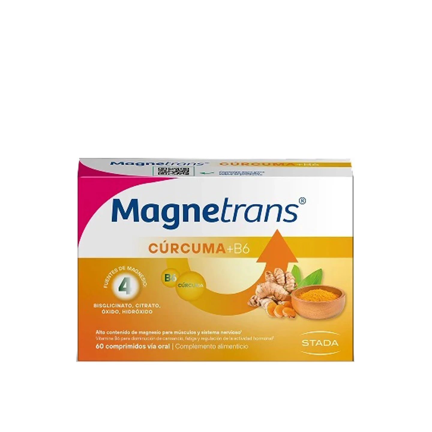 Magnetrans Cúrcuma + Vitamina B6 60 comprimidos - Magnesio
